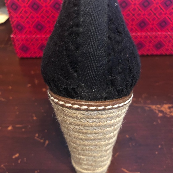 Tory Burch Jackie 110MM Wedge Espadrille Crochet - Picture 7 of 8